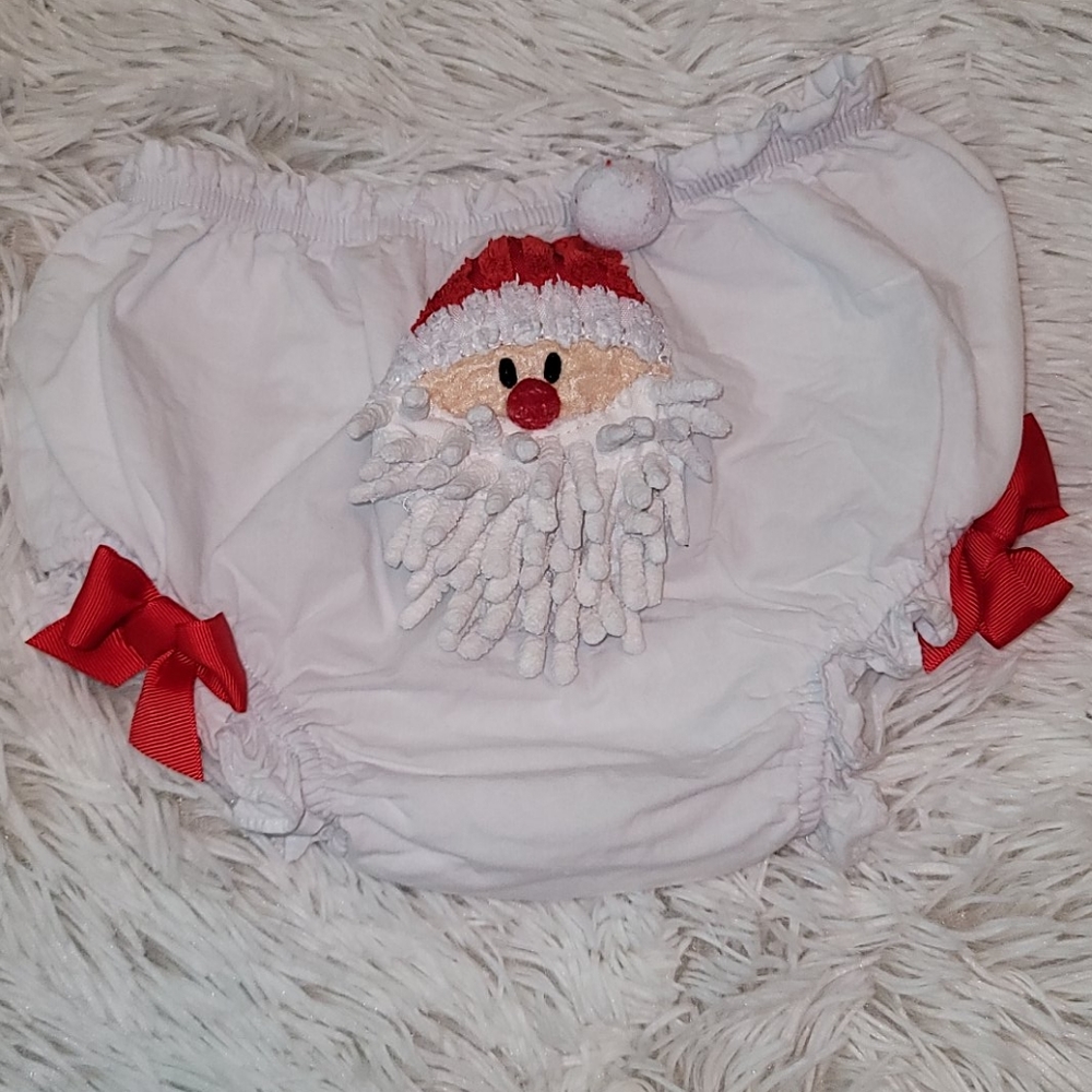 Size 12-18 month Santa diaper cover
